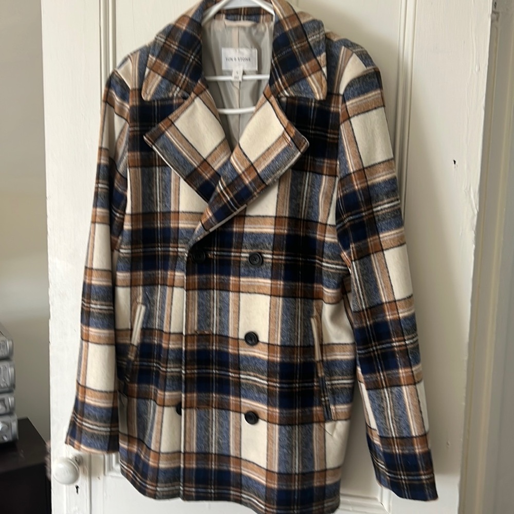 Wool Pea Coat_ perfect to slip on while rushing out